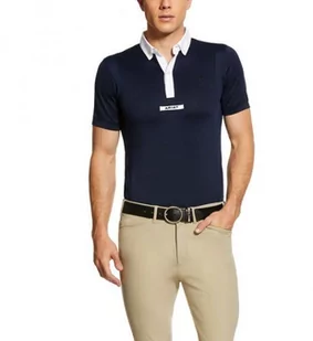 ARIAT Koszulka konkursowa męska TEK SHOW SS20 - navy - Koszulki jeździeckie - miniaturka - grafika 1