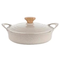 Garnki - Garnek aluminiowy FLORINA Oslo 28CM 4L Kremowy  | Raty - miniaturka - grafika 1