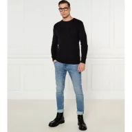 Swetry męskie - GUESS Sweter EVANDER Regular Fit z dodatkiem wełny - miniaturka - grafika 1