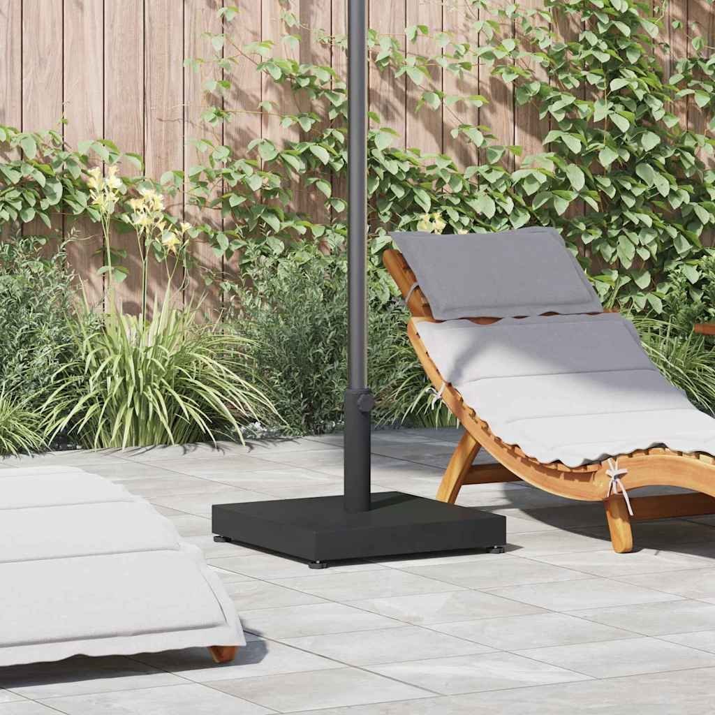 vidaXL Podstawa do parasola Czarny 45 x 45 x 31,5 cm