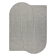 Dywany - Dywan ORGANIC 2131 sizal Geometryczny ecru / szary - naturalny, nowoczesny nieregularny kształt 160x220 cm - miniaturka - grafika 1