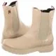 Botki damskie - Botki Chelsea Boot Beige T4A5-32407-1453 500 (TH526-a) Tommy Hilfiger - miniaturka - grafika 1