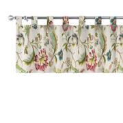 Zasłony - Dekoria Lambrekin na szelkach kolorowe kwiaty na jasnym tle 130 × 40 cm Londres 1356-122-00 - miniaturka - grafika 1