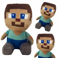 Maskotki i pluszaki - MINECRAFT JEŻDŻĄCY STEVE PLUSZOWA MASKOTKA 18CM POSTAĆ Z GRY PRZYTULANKA - miniaturka - grafika 1