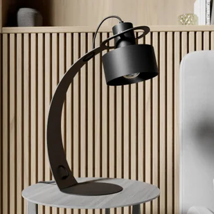 Sigma Lampka biurkowa  RIF czarna ruchomy klosz (50065) - Lampy stojące - miniaturka - grafika 3