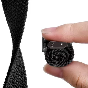 Pasek elastyczny Alogy Elastic Strap do Apple Watch 1/2/3/4/5/6/7/8/SE 38/40/41mm Czarny - Akcesoria do smartwatchy - miniaturka - grafika 1