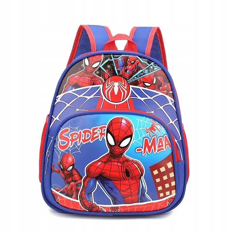 Plecak przedszkolny szkolny wielokomorowy Spiderman chłopcy Wielokolorowy