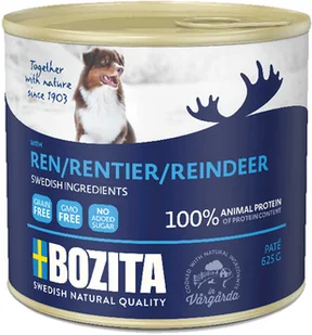Zestaw Bozita Pate, 24 x 625 g - Renifer - Mokra karma dla psów - miniaturka - grafika 1