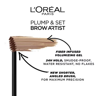Loreal Paris Paris Brow Artist Plump and Set żel do brwi odcień 101 Blonde 4,9 ml - Akcesoria i kosmetyki do stylizacji brwi - miniaturka - grafika 7