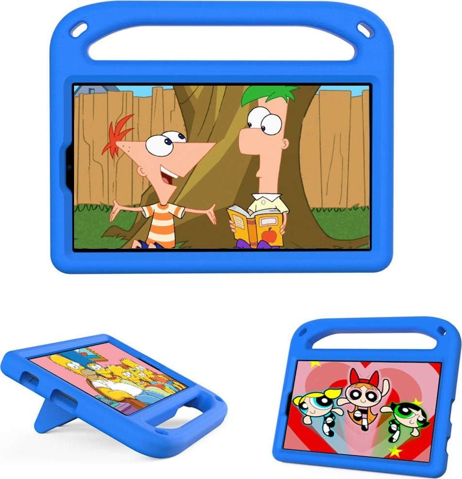 Stojak Alogy Etui stojak Alogy Stand Case dla dzieci do Samsung Galaxy Tab A7 Lite 8.7 T220/ T225 Niebieskie 11362