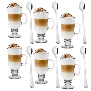 Zestaw 6 Szklanek Tadar Irish 240 Ml I 6 Łyżeczek Koktajlowych - Szklanki - miniaturka - grafika 1