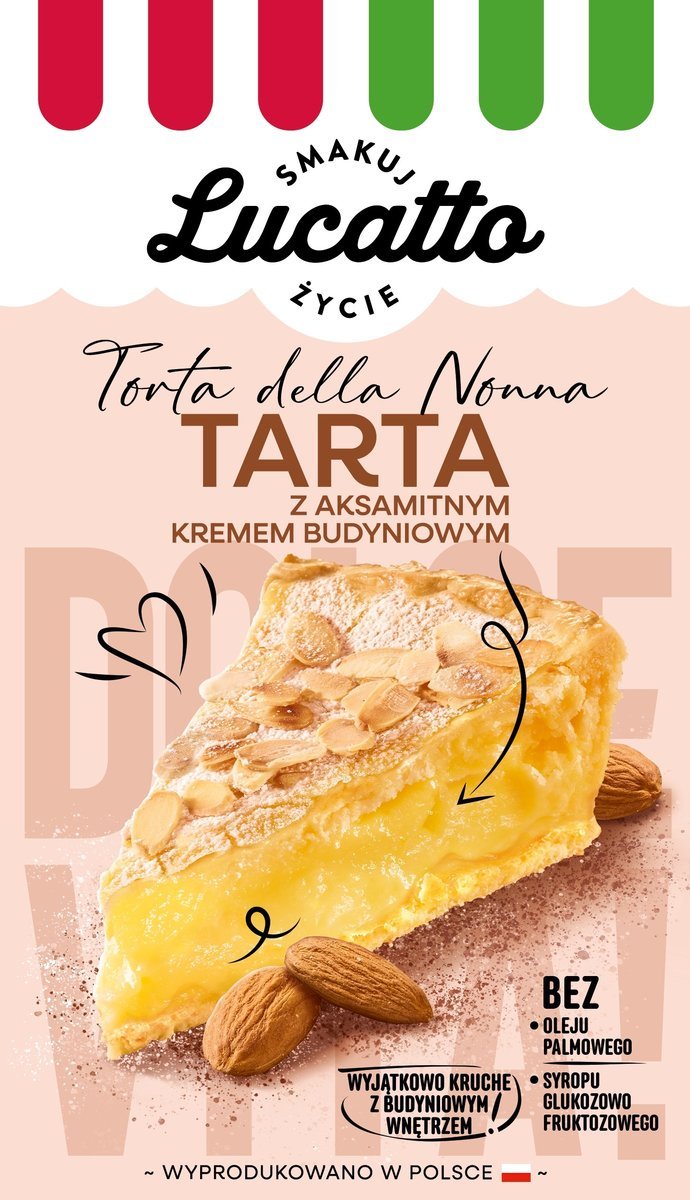 Tarta z kremem budyniowym 610 g