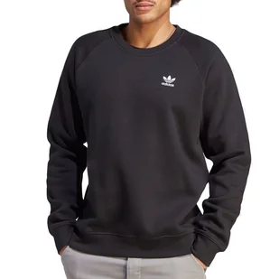 Bluza adidas Essentials Crewneck IM4532 - czarna - Adidas - Bluzy sportowe męskie - miniaturka - grafika 1