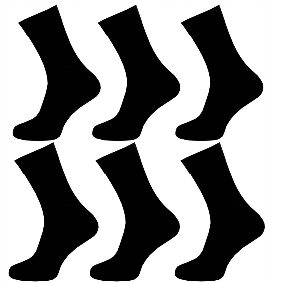 6x SKARPETY MĘSKIE GARNITUROWE DŁUGIE BAWEŁNIANE ODDYCHAJĄCE ZESTAW 40-43