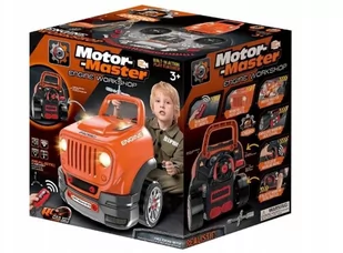 Zestaw Mechanika, Samochód Auto Silnik Do Rozkręcania, Warsztat 61 Elementów, Pomarańczowy Jeep - Zabawy w naśladowanie dorosłych - miniaturka - grafika 1