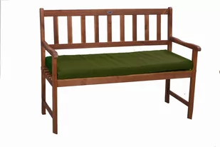 Poduszka na ławkę ogrodową, zielona, 120x50x7cm, siedzisko na ławkę, poduszka zewnętrzna, poduszka ogrodowa, poduszka płaska, poduszka na meble ogro.. - Poduszki ogrodowe - miniaturka - grafika 1