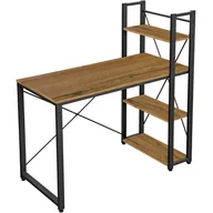 Biurka - Biurko duże z półkami sękowana olcha do biura 120x60x120 VB6A Begryf - miniaturka - grafika 1