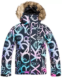 Kurtki i płaszcze dla dziewczynek - Roxy Kurtka narciarska "Jet Ski Girl" ze wzorem - grafika 1