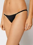 Majtki damskie - CALVIN KLEIN MAJTKI CZARNE FIGI GŁADKIE JEDNOKOLOROWE XS 2A1E5_E* TIA - miniaturka - grafika 1