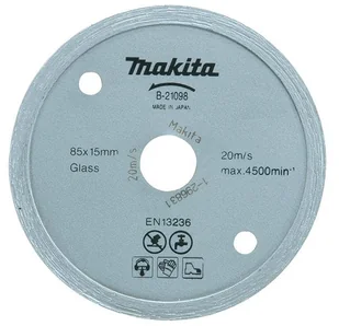 Makita B-21098 tarcza diamentowa fi85 x 15mm z wieńcem ciągłym do szkła i płytek - Materiały ścierne - miniaturka - grafika 2