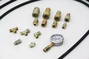 Siłownik płaski (wysokość podnoszenia min/max: 110-140mm, udźwig: 10T) + do wyboru: pompa hydrauliczna, przewód wysokociśnieniowy, szybkozłącze 1/4’’, manometr 62781593 - Akcesoria hydrauliczne - miniaturka - grafika 6