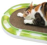Drapaki dla kotów - CATIT - Drapak kartonowy do torów Senses 2.0 Oval Scratcher - miniaturka - grafika 1
