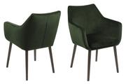 Krzesła - D2.Design Krzesło Nora VIC Forest Green 114531 - miniaturka - grafika 1