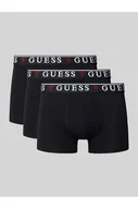 Majtki damskie - Obcisłe bokserki z elastycznym pasem w zestawie 3 szt. model BRIAN HERO - Guess - miniaturka - grafika 1