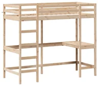 Łóżka dla dzieci i młodzieży - Sosnowe pojedyncze łóżko z biurkiem 90x190 G8-H62 - miniaturka - grafika 1