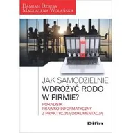 Ekonomia - Jak samodzielnie wdrożyć RODO w firmie$3521 Dziuba Damian Wolańska Magdalena - miniaturka - grafika 1