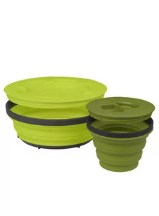 Zestaw pojemników na żywność Sea To Summit X-Seal & Go Set S oliwkowo-limonkowy - Kuchnia turystyczne i akcesoria - miniaturka - grafika 1
