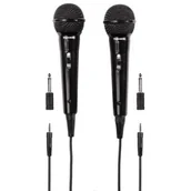 Mikrofony estradowe - Thomson M135 - Mikrofon dynamiczny karaoke 3m, zestaw 2 szt. - miniaturka - grafika 1