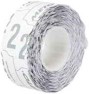 Cenówki - Meto Etykiety do ręcznych etykietek 30007327 (22 x 12 mm, 1-wierszowa, 12 000 sztuk, stałe przylegające, do METO, Contact, Sato, Avery, Tovel, Samark itd.) 12 rolek, białe - miniaturka - grafika 1