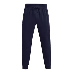 Męskie Spodnie UNDER ARMOUR UA RIVAL FLEECE JOGGERS 1379774-410 – Granatowy - Spodnie męskie - miniaturka - grafika 1