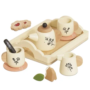 Le Toy Van - Drewniany zestaw do herbaty - Zabawy w naśladowanie dorosłych - miniaturka - grafika 1