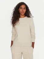 Bluzy damskie - Guess Jeans Bluza W4YQ10 KC811 Beżowy Regular Fit - miniaturka - grafika 1