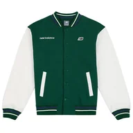 Bluzy dla dziewczynek - Bluza New Balance LAKB0069NWG - zielona - miniaturka - grafika 1