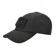 Odzież taktyczna i umundurowanie - Czapka z daszkiem Mil-Tec Baseball Cap Softshell - Czarna - miniaturka - grafika 1