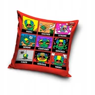 Poszewki na poduszki - POSZEWKA na poduszkę BRAWL STARS 40x40 cm - miniaturka - grafika 1