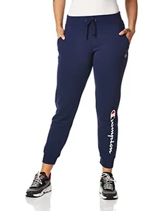 Champion Damskie spodnie dresowe typu plus size Powerblend, Granit wrzosowy W/Champion Script, 4XL - Spodnie damskie - miniaturka - grafika 1