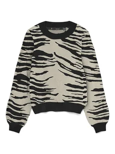 Vero Moda Sweter w kolorze beżowym - Swetry damskie - miniaturka - grafika 1