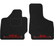 Dywaniki samochodowe - Dywaniki welurowe AUDI Q3 od 2011 - miniaturka - grafika 1