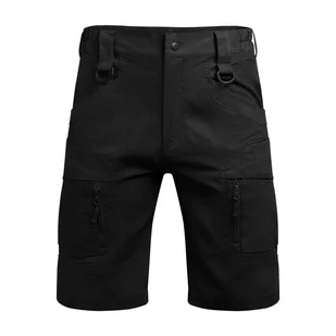 spodnie bojówki krótkie ASSAULT SHORTS R/S BLACK-3XL - Spodnie męskie - miniaturka - grafika 1
