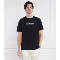 Koszulki męskie - Napapijri T-shirt S-BOX SS 4 | Regular Fit - miniaturka - grafika 1