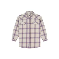 Koszule damskie - Wrangler Damska koszula Jumbo Shirt, Orchid Mist, rozmiar XL - miniaturka - grafika 1