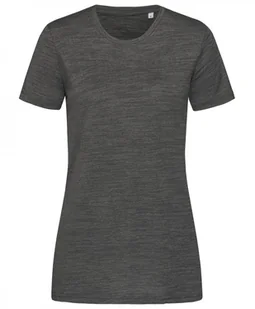 SUPER CENA T-Shirt Koszulka Sportowa Damska ACTIVE DRY ST8120 SZARY Rozm: M - Koszulki i topy damskie - miniaturka - grafika 1