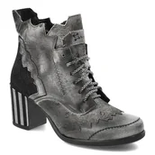 Botki damskie - Białe Botki Damskie Maciejka Codzienne Buty - miniaturka - grafika 1