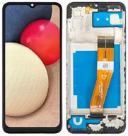 Części serwisowe do telefonów - WYŚWIETLACZ EKRAN LCD SZYBKA DOTYK DO SAMSUNG A03 162MM RAMKA SM-A035F - miniaturka - grafika 1