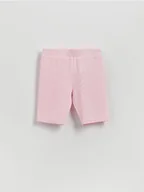 Spodnie i spodenki dla dziewczynek - Reserved - Szorty kolarki - różowy - miniaturka - grafika 1