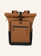Torby na laptopy - Travelite Plecak Briize Roll Up 24 L Z Przegrodą Na Laptopa braun - miniaturka - grafika 1